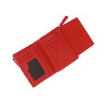 Fashion, accesorii si bijuterii - Femei - Accesorii femei - Portofele femei - Portofel de dama, din piele ecologica, Buticcochet, 13x10x2 cm, Rosu - PR1020 - Infinity.ro