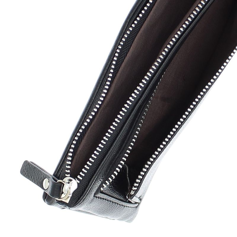 Fashion, accesorii si bijuterii - Femei - Accesorii femei - Portofele femei - Portofel de dama, din piele ecologica, Buticcochet, 19x10x2 cm, Negru - PR1070 - Infinity.ro