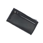 Fashion, accesorii si bijuterii - Femei - Accesorii femei - Portofele femei - Portofel de dama, din piele ecologica, Buticcochet, 19x10x2 cm, Negru - PR1070 - Infinity.ro