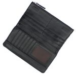 Fashion, accesorii si bijuterii - Femei - Accesorii femei - Portofele femei - Portofel de dama, din piele ecologica, Buticcochet, 19x10x2 cm, Negru - PR1070 - Infinity.ro
