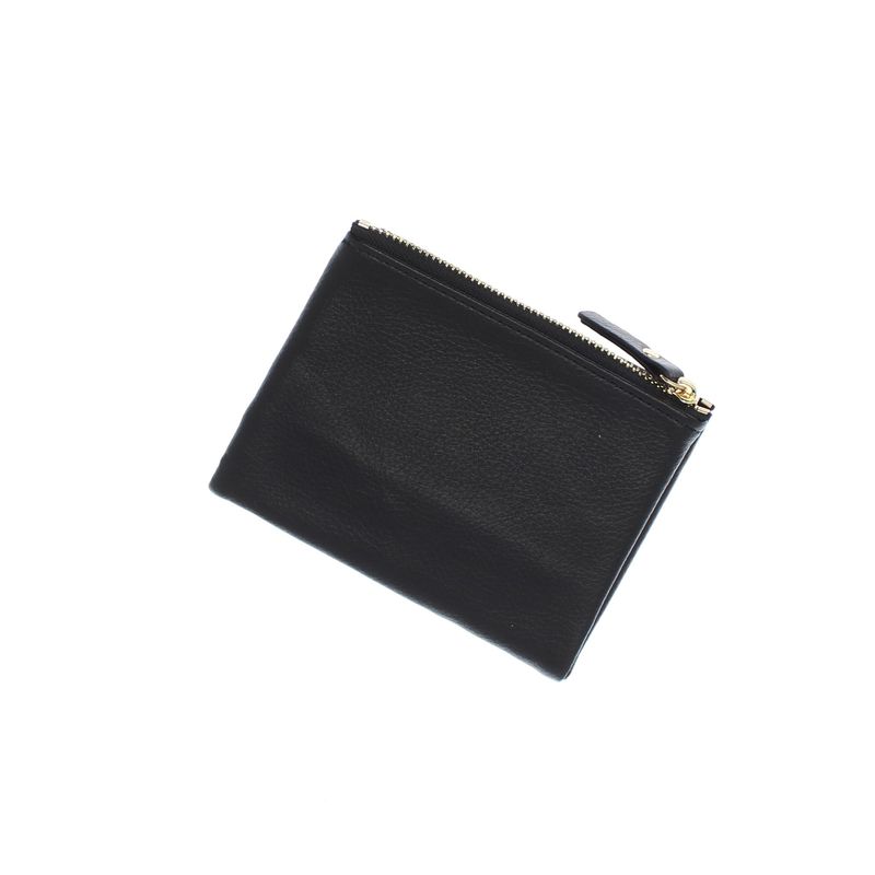 Fashion, accesorii si bijuterii - Femei - Accesorii femei - Portofele femei - Portofel de dama, din piele ecologica, Buticcochet, 13x10x2 cm, Negru - PR1019 - Infinity.ro
