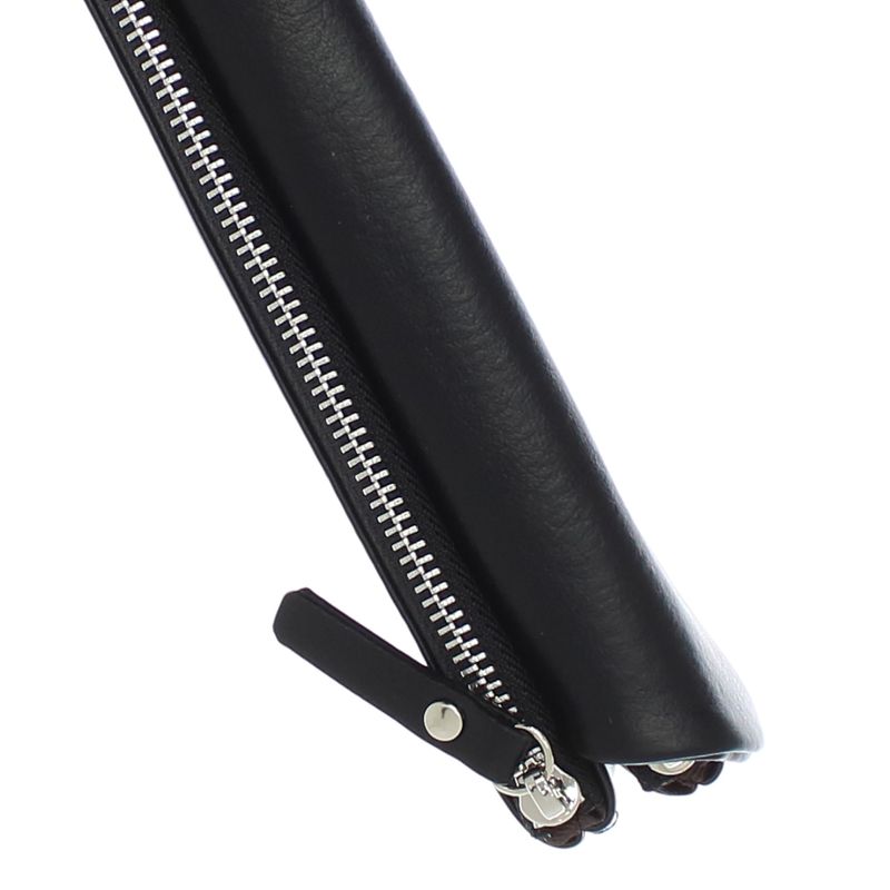 Fashion, accesorii si bijuterii - Femei - Accesorii femei - Portofele femei - Portofel de dama, din piele ecologica, Buticcochet, 19x10x2 cm, Negru - PR1054 - Infinity.ro