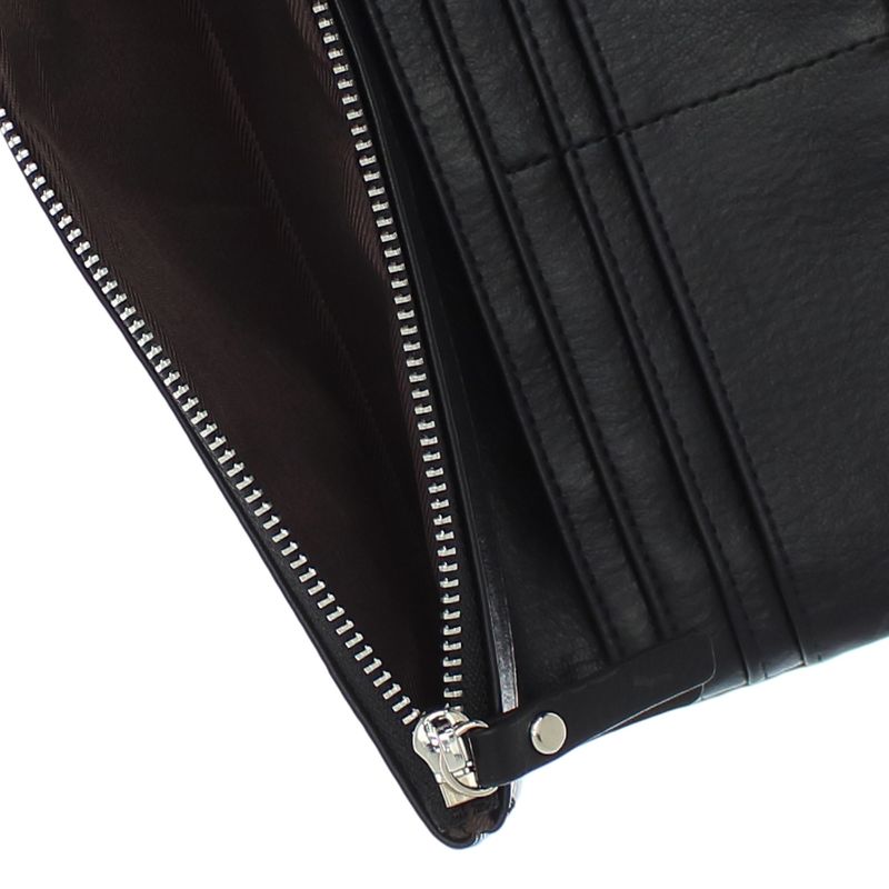 Fashion, accesorii si bijuterii - Femei - Accesorii femei - Portofele femei - Portofel de dama, din piele ecologica, Buticcochet, 19x10x2 cm, Negru - PR1054 - Infinity.ro