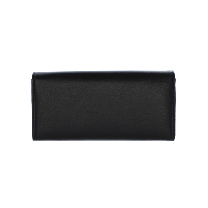 Fashion, accesorii si bijuterii - Femei - Accesorii femei - Portofele femei - Portofel de dama, din piele ecologica, ButicCochet, 19x9x3 cm, Negru - PR662 - Infinity.ro