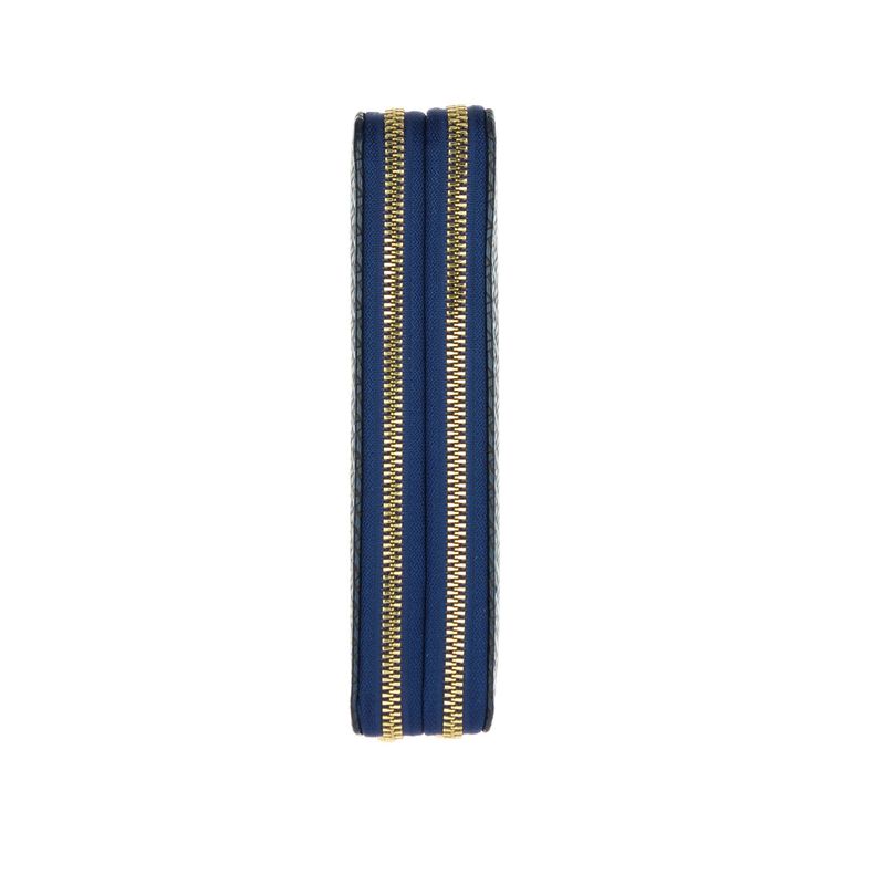 Fashion, accesorii si bijuterii - Femei - Accesorii femei - Portofele femei - Portofel de dama, din piele ecologica, Buticcochet, Bleumarin, cu doua fermoare, 19x10x4 cm - PR456 - Infinity.ro