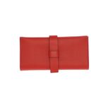 Fashion, accesorii si bijuterii - Femei - Accesorii femei - Portofele femei - Portofel de dama, din piele naturala, ButicCochet, 17x9x2 cm, cu catarama, Rosu - PR708 - Infinity.ro