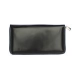 Fashion, accesorii si bijuterii - Femei - Accesorii femei - Portofele femei - Portofel de dama, din piele naturala, ButicCochet, 19x10x3 cm, cu un fermoar, Negru- PR700 - Infinity.ro