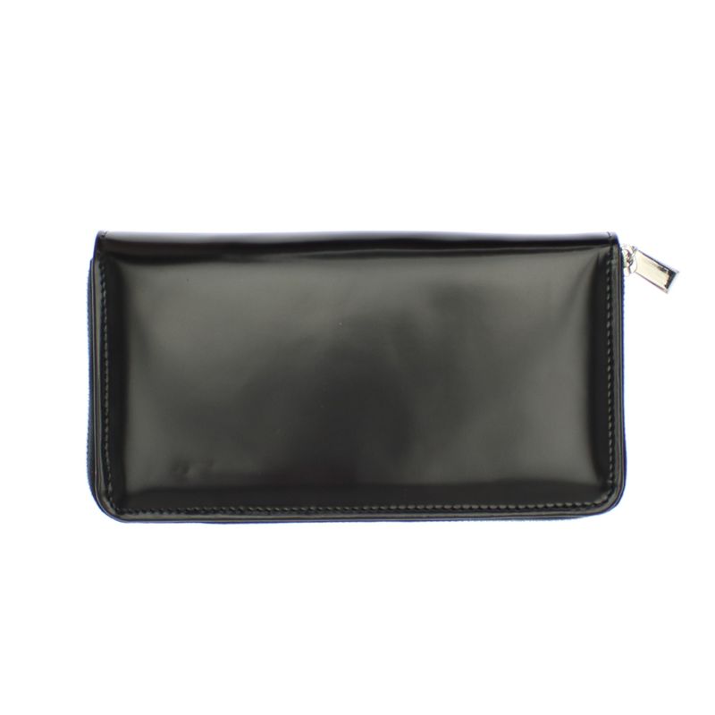 Fashion, accesorii si bijuterii - Femei - Accesorii femei - Portofele femei - Portofel de dama, din piele naturala, ButicCochet, 19x10x3 cm, cu un fermoar, Negru- PR700 - Infinity.ro