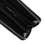 Fashion, accesorii si bijuterii - Femei - Accesorii femei - Portofele femei - Portofel de dama, din piele naturala, ButicCochet, 19x10x3 cm, cu un fermoar, Negru- PR700 - Infinity.ro