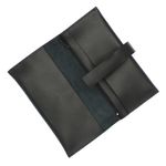 Fashion, accesorii si bijuterii - Femei - Accesorii femei - Portofele femei - Portofel de dama, din piele naturala, ButicCochet, 17x9x2 cm, cu catarama,  Negru - PR707 - Infinity.ro