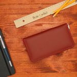 Fashion, accesorii si bijuterii - Femei - Accesorii femei - Portofele femei - Portofel de dama, din piele naturala, ButicCochet, 19x10x3 cm, cu un fermoar, Bordo - PR702 - Infinity.ro