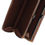 Fashion, accesorii si bijuterii - Femei - Accesorii femei - Portofele femei - Portofel de dama, din piele naturala, model cu aligator 3D, 18.5 x 9 x 3.5 cm,  Bej - PR899 - Infinity.ro