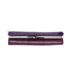 Fashion, accesorii si bijuterii - Femei - Accesorii femei - Portofele femei - Portofel de dama, din piele naturala, model cu aligator 3D, 18.5 x 9 x 3.5 cm,  Mov - PR585 - Infinity.ro