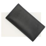Fashion, accesorii si bijuterii - Femei - Accesorii femei - Portofele femei - Portofel de dama, din piele naturala, ButicCochet, 20x10x2 cm, cu capse, Negru - PR705 - Infinity.ro