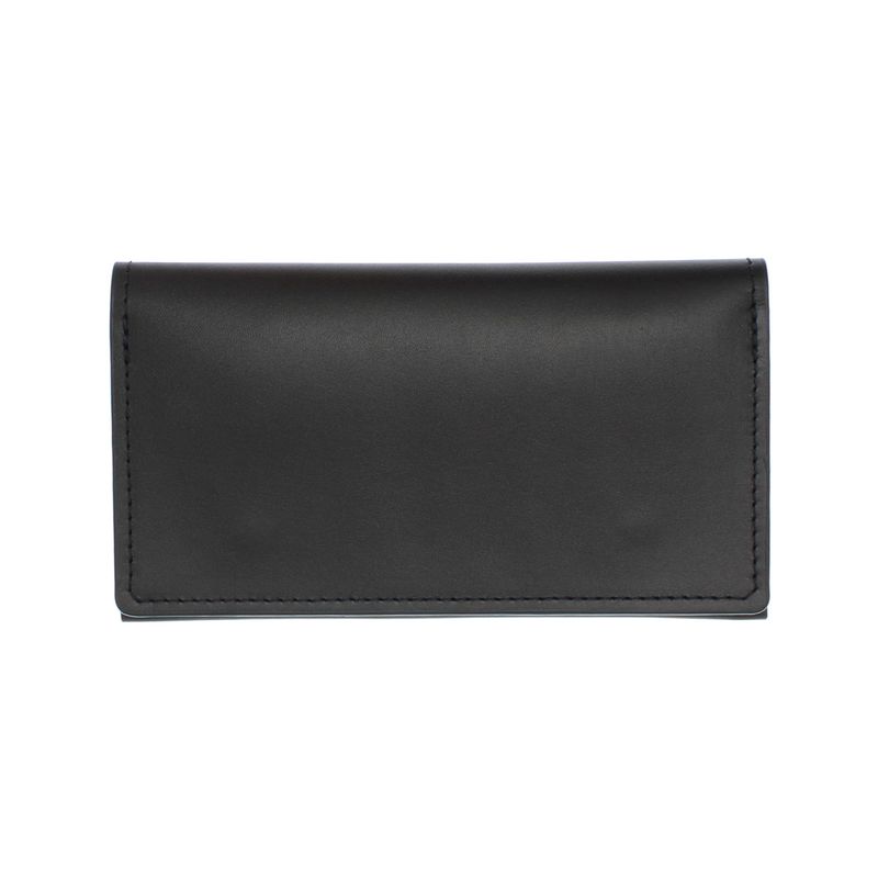 Fashion, accesorii si bijuterii - Femei - Accesorii femei - Portofele femei - Portofel de dama, din piele naturala, ButicCochet, 20x10x2 cm, cu capse, Negru - PR705 - Infinity.ro