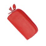 Fashion, accesorii si bijuterii - Femei - Accesorii femei - Portofele femei - Portofel stil borseta, de mana, din piele naturala, ButicCochet, 17 x 9 x 5 cm, Rosu - PR894 - Infinity.ro