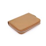 Fashion, accesorii si bijuterii - Femei - Accesorii femei - Portofele femei - Portofel unisex, port card, piele naturala, Buticcochet, 11 x 7.5 cm, Maro - PR517 - Infinity.ro