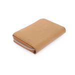 Fashion, accesorii si bijuterii - Femei - Accesorii femei - Portofele femei - Portofel unisex, port card, piele naturala, Buticcochet, 11 x 7.5 cm, Maro - PR517 - Infinity.ro