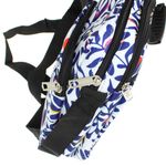 Fashion, accesorii si bijuterii - Barbati - Accesorii barbati - Genti si rucsacuri barbati - Geanta barbateasca, de umar / mana, din material sintetic, ButicCochet, 22 x 16 x 6 cm, 4 compartimente, Alb cu albastru - GNM78 - Infinity.ro