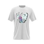 Fashion, accesorii si bijuterii - Barbati - Imbracaminte - Tricouri si bluze barbati - Tricou barbati Pokemon Butterfly Sword Cards, alb, marime 2XL - Infinity.ro