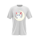 Fashion, accesorii si bijuterii - Barbati - Imbracaminte - Tricouri si bluze barbati - Tricou barbati Sailor Moon Artemis Love Gift Dragobete Anime, alb, marime 2XL - Infinity.ro