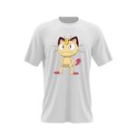 Fashion, accesorii si bijuterii - Barbati - Imbracaminte - Tricouri si bluze barbati - Tricou barbati Pokemon Pisica Cat Meow Sword, alb, marime 2XL - Infinity.ro