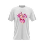 Fashion, accesorii si bijuterii - Barbati - Imbracaminte - Tricouri si bluze barbati - Tricou barbati Sailor Moon Chibiusa Pink Craciun, alb, marime 2XL - Infinity.ro