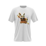 Fashion, accesorii si bijuterii - Barbati - Imbracaminte - Tricouri si bluze barbati - Tricou barbati Master Shifu Kung Fu Panda Instructor Sensei, alb, marime 2XL - Infinity.ro