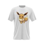 Fashion, accesorii si bijuterii - Barbati - Imbracaminte - Tricouri si bluze barbati - Tricou barbati Pokemon Eevee Plus Card Sword, alb, marime 2XL - Infinity.ro