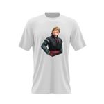 Fashion, accesorii si bijuterii - Barbati - Imbracaminte - Tricouri si bluze barbati - Tricou barbati Hans Elsa Frozen Desene Animate, alb, marime 2XL - Infinity.ro