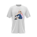 Fashion, accesorii si bijuterii - Barbati - Imbracaminte - Tricouri si bluze barbati - Tricou barbati Whistle Lisa Blackpink Kpop K Pop, alb, marime 2XL - Infinity.ro