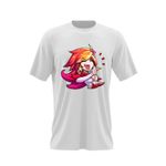 Fashion, accesorii si bijuterii - Barbati - Imbracaminte - Tricouri si bluze barbati - Tricou barbati League of Legends Ahri Youtube Game Play, alb, marime 2XL - Infinity.ro