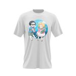 Fashion, accesorii si bijuterii - Barbati - Imbracaminte - Tricouri si bluze barbati - Tricou barbati Your Lie in April Kaori Kousei Fan Art, alb, marime 2XL - Infinity.ro