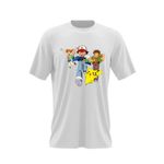 Fashion, accesorii si bijuterii - Barbati - Imbracaminte - Tricouri si bluze barbati - Tricou barbati Pokemon Ash Brook Card Sword, alb, marime 2XL - Infinity.ro