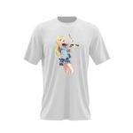 Fashion, accesorii si bijuterii - Barbati - Imbracaminte - Tricouri si bluze barbati - Tricou barbati Your Lie in April Poveste de Iubire Vioara Violonista, alb, marime 2XL - Infinity.ro