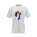 Fashion, accesorii si bijuterii - Barbati - Imbracaminte - Tricouri si bluze barbati - Tricou barbati Elsa Frozen Anna Olaf Hans, alb, marime 2XL - Infinity.ro