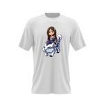 Fashion, accesorii si bijuterii - Barbati - Imbracaminte - Tricouri si bluze barbati - Tricou barbati Rylai Crystal Maiden Dota 2 Hero Wolf, alb, marime 2XL - Infinity.ro