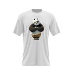 Fashion, accesorii si bijuterii - Barbati - Imbracaminte - Tricouri si bluze barbati - Tricou barbati Kung Fu Panda Po Dojo Aikido, alb, marime 2XL - Infinity.ro