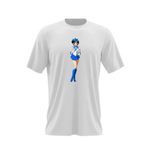 Fashion, accesorii si bijuterii - Barbati - Imbracaminte - Tricouri si bluze barbati - Tricou barbati Mercur Sailor Moon Manga Anime, alb, marime 2XL - Infinity.ro