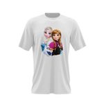Fashion, accesorii si bijuterii - Barbati - Imbracaminte - Tricouri si bluze barbati - Tricou barbati Disney Elsa Frozen Ana Surori Olaf, alb, marime 2XL - Infinity.ro
