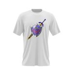Fashion, accesorii si bijuterii - Barbati - Imbracaminte - Tricouri si bluze barbati - Tricou barbati Legend of Zelda Epic Shield Sky Breath, alb, marime 2XL - Infinity.ro