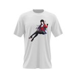 Fashion, accesorii si bijuterii - Barbati - Imbracaminte - Tricouri si bluze barbati - Tricou barbati Kakegurui Yumeko Jabami Compulsive Gambler, alb, marime 2XL - Infinity.ro