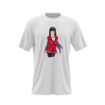 Fashion, accesorii si bijuterii - Barbati - Imbracaminte - Tricouri si bluze barbati - Tricou barbati Kakegurui Yumeko Jabami Art Anime, alb, marime 2XL - Infinity.ro