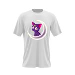 Fashion, accesorii si bijuterii - Barbati - Imbracaminte - Tricouri si bluze barbati - Tricou barbati Sailor Moon Pisica Luna Valentines Day, alb, marime 2XL - Infinity.ro