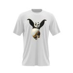 Fashion, accesorii si bijuterii - Barbati - Imbracaminte - Tricouri si bluze barbati - Tricou barbati Kung Fu Panda Po Atacul Cocorului, alb, marime 2XL - Infinity.ro