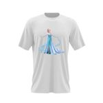 Fashion, accesorii si bijuterii - Barbati - Imbracaminte - Tricouri si bluze barbati - Tricou barbati Frozen Elsa Kristoff Regina de Gheata, alb, marime 2XL - Infinity.ro