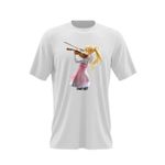 Fashion, accesorii si bijuterii - Barbati - Imbracaminte - Tricouri si bluze barbati - Tricou barbati Vioara Your Lie in April Violonista Violin Kaori, alb, marime 2XL - Infinity.ro