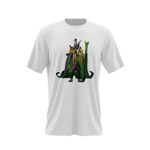Fashion, accesorii si bijuterii - Barbati - Imbracaminte - Tricouri si bluze barbati - Tricou barbati Dota 2 Level Epic Gaming Underlord Fan Art, alb, marime 2XL - Infinity.ro