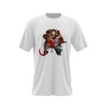 Fashion, accesorii si bijuterii - Barbati - Imbracaminte - Tricouri si bluze barbati - Tricou barbati Dota 2 Hero Pudge Horror Killer Dota2, alb, marime 2XL - Infinity.ro