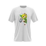 Fashion, accesorii si bijuterii - Barbati - Imbracaminte - Tricouri si bluze barbati - Tricou barbati Legend of Zelda Link Atac Gamer, alb, marime 2XL - Infinity.ro